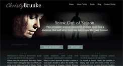 Desktop Screenshot of christybrunke.com